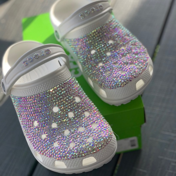 rhinestone crocs